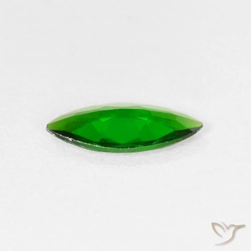 diópsido de cromo Verde intenso natural de 0.70 ct, Marquesa, VS-SI