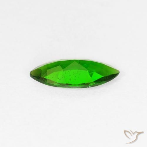 diópsido de cromo Verde intenso natural de 0.87 ct, Marquesa, VS-SI