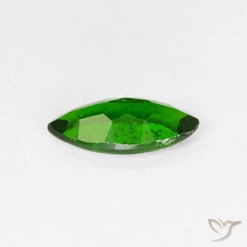 diópsido de cromo Verde oscuro natural de 1.14 ct, Marquesa, VS-SI