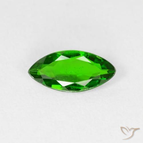 0.93ct Natural Verde bosque claro Diópsido de cromo, Marquesa, VS-SI