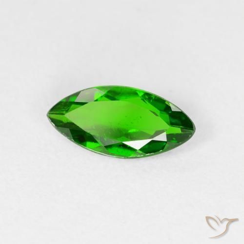 diópsido de cromo Verde bosque claro natural de 0.93 ct, Marquesa, VS-SI