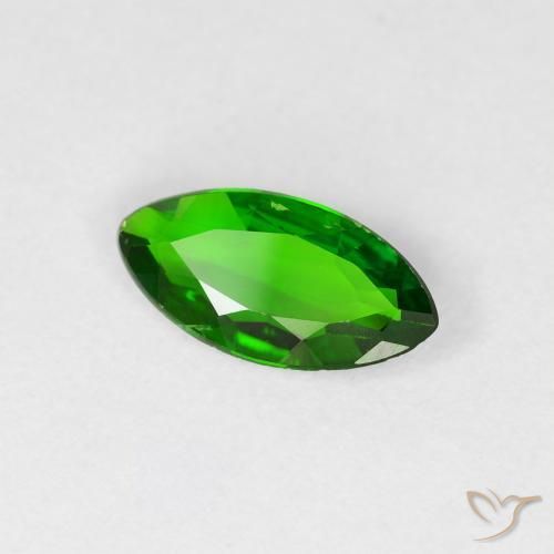 diópsido de cromo Verde intenso natural de 0.85 ct, Marquesa, VS-SI