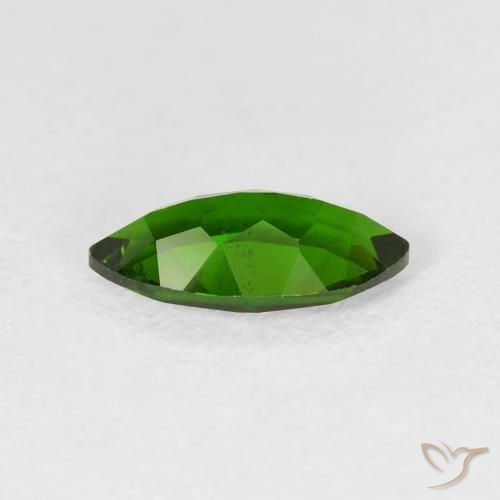 diópsido de cromo Medium Dark-Green natural de 1.18 ct, Marquesa, VS-SI