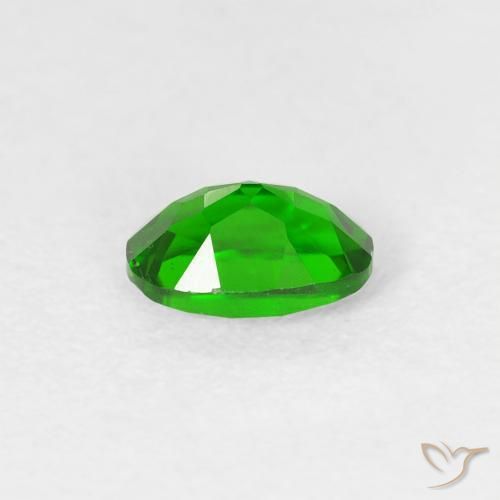 diópsido de cromo Verde bosque claro natural de 0.59 ct, Ovalada, VS