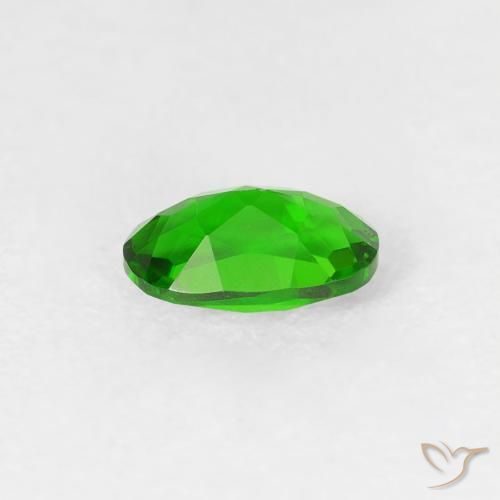 diópsido de cromo Verde intenso natural de 0.52 ct, Ovalada, VS