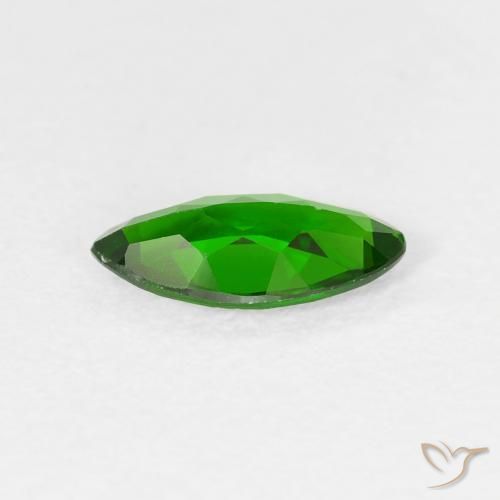 diópsido de cromo Verde oscuro natural de 0.61 ct, Marquesa, VS