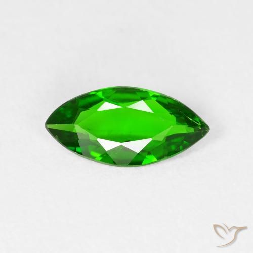 0.72ct Natural Verde bosque claro diópsido de cromo, Marquesa, VS