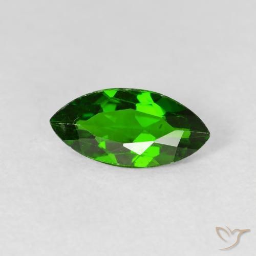 diópsido de cromo Verde bosque claro natural de 1.04 ct, Marquesa, VS-SI