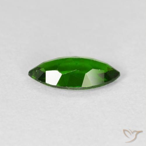 diópsido de cromo Verde bosque claro natural de 1.04 ct, Marquesa, VS-SI