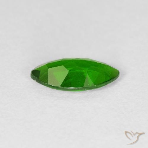 diópsido de cromo Medium Dark-Green natural de 1.11 ct, Marquesa, VS-SI