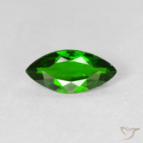 1.08ct Natural Verde bosque claro Diópsido de cromo, Marquesa, VS-SI