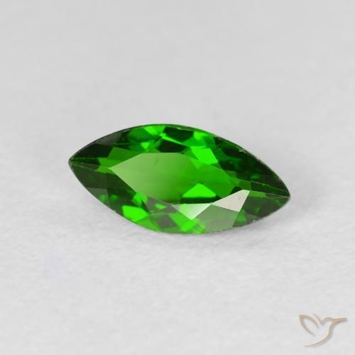 diópsido de cromo Verde bosque claro natural de 1.08 ct, Marquesa, VS-SI