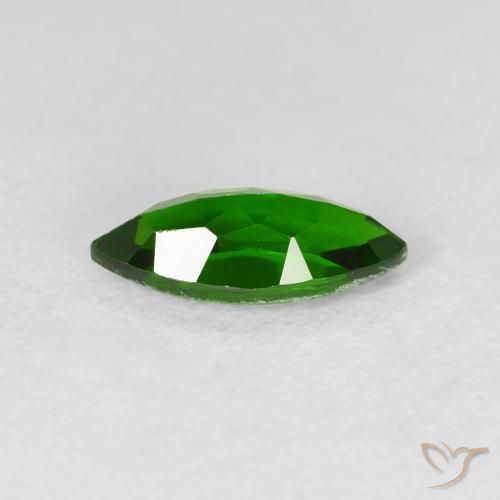 diópsido de cromo Verde bosque claro natural de 1.08 ct, Marquesa, VS-SI