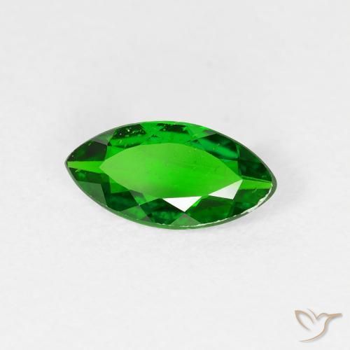 diópsido de cromo Verde bosque claro natural de 0.99 ct, Marquesa, VS