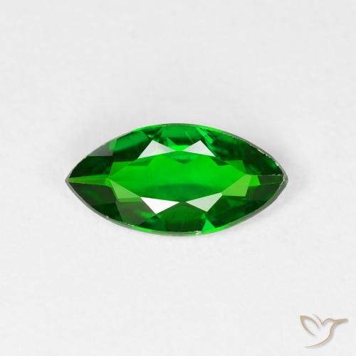 0.83ct Natural Verde bosque claro Diópsido de cromo, Marquesa, VS