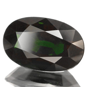 Turmalina de cromo verde natural de 2,57 ct, corte óvalo, VS-SI