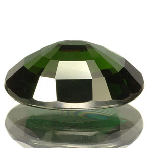 Turmalina de cromo verde natural de 2,57 ct, corte óvalo, VS-SI
