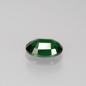 Turmalina de cromo verde natural de 0,49 ct, corte óvalo, VVS-VS