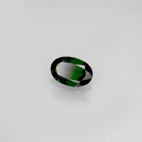 Turmalina de cromo verde natural de 0,36 ct, corte óvalo, VVS-VS