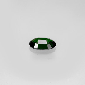 Turmalina de cromo verde natural de 0,36 ct, corte óvalo, VVS-VS