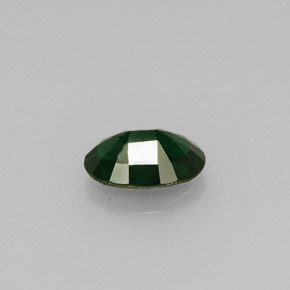 Turmalina de cromo verde natural de 0,41 ct, corte óvalo, VS