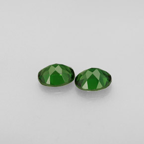 Gemas de turmalina de cromo verde natural de  ct, corte óvalo, VVS-VS