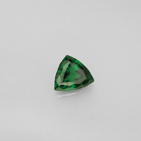 Turmalina de cromo verde natural de 0,38 ct, trillón, VVS-VS