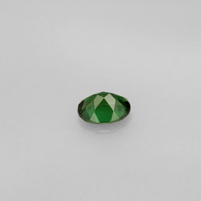 Turmalina de cromo verde natural de 0,34 ct, corte óvalo, VVS-VS