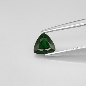 Turmalina de cromo verde natural de 0,29 ct, trillón, VVS-VS