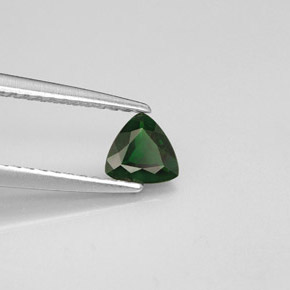 Turmalina de cromo verde natural de 0,29 ct, trillón, VVS-VS