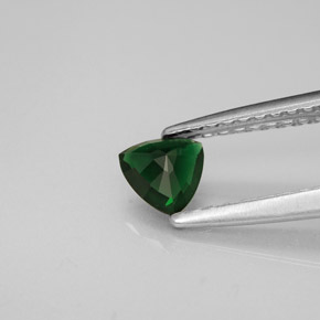 Turmalina de cromo verde natural de 0,27 ct, trillón, VVS-VS