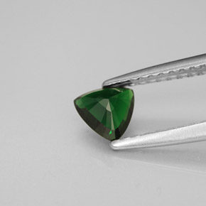 Turmalina de cromo verde natural de 0,35 ct, trillón, VS