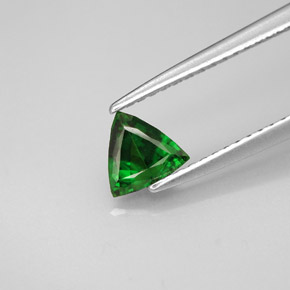 Turmalina de cromo verde natural de 0,41 ct, trillón, VS