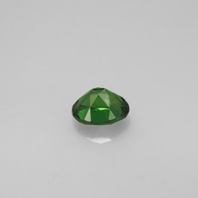 Turmalina de cromo verde natural de 0,36 ct, corte óvalo, VVS-VS