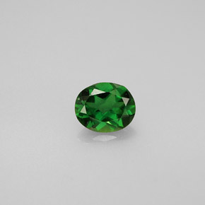 Turmalina de cromo verde natural de 0,31 ct, corte óvalo, VS