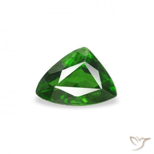 0.30ct Natural Verde oscuro Turmalina Cromo, Elegante, VS-SI