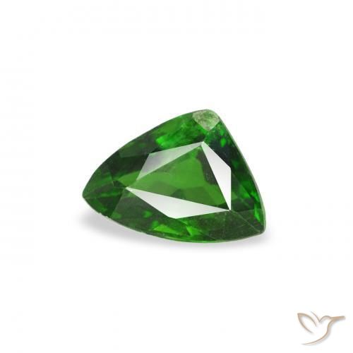 Turmalina Cromo Verde oscuro natural de 0.30 ct, Elegante, VS-SI