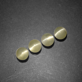 Gemas de chrysoberyl cat's eye oro natural de  ct, transparente, transparente / translúcido