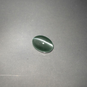 Crisoberilo Ojo de Gato Verde natural de 0.68 ct, Transparente, Transparente / Translúcido