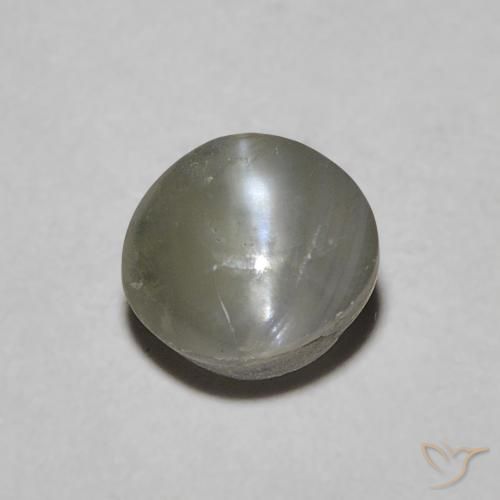 1.21ct Natural Verde medio Crisoberilo Ojo de Gato, Ovalada, Opaco