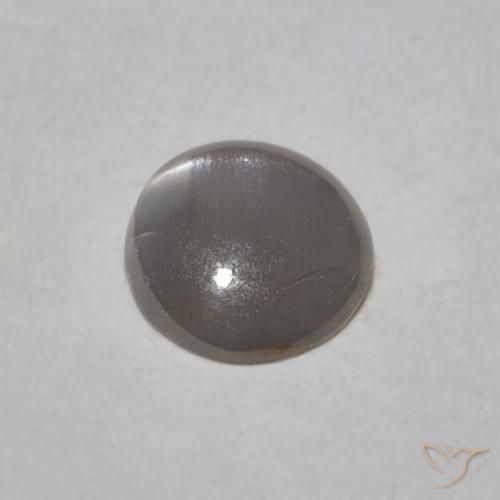 Crisoberilo Ojo de Gato Verde medio natural de 0.62 ct, Ovalada, Opaco