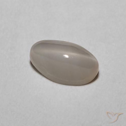 Crisoberilo Ojo de Gato Gris muy claro natural de 0.77 ct, Ovalada, Translúcido