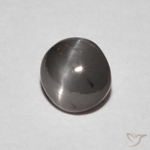 Crisoberilo Ojo de Gato Verde medio natural de 0.63 ct, Ovalada, Opaco