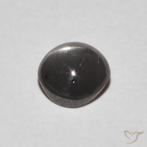 Crisoberilo Ojo de Gato Verde medio natural de 0.63 ct, Ovalada, Opaco