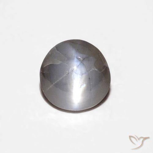 0.29ct Natural Medium Dark-Grey Crisoberilo Ojo de Gato, Ovalada, Opaco