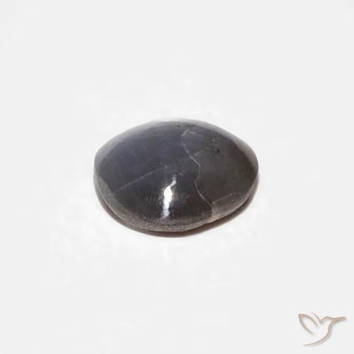 Crisoberilo Ojo de Gato Medium Dark-Grey natural de 0.29 ct, Ovalada, Opaco