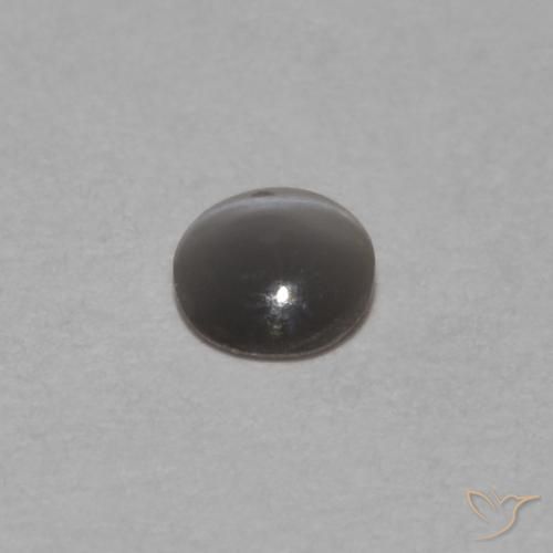 Crisoberilo Ojo de Gato Verde medio natural de 0.15 ct, Corte Óvalo, Opaco