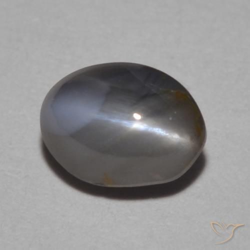 Crisoberilo Ojo de Gato Verde medio natural de 0.95 ct, Ovalada, Opaco