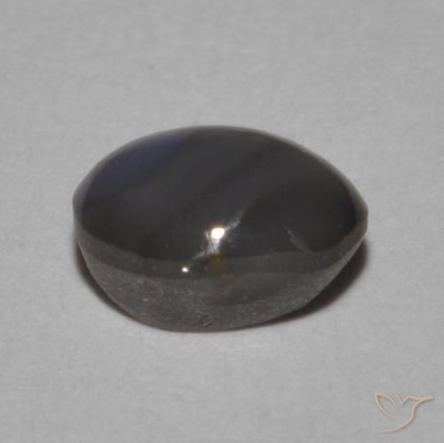 Crisoberilo Ojo de Gato Verde medio natural de 0.95 ct, Ovalada, Opaco