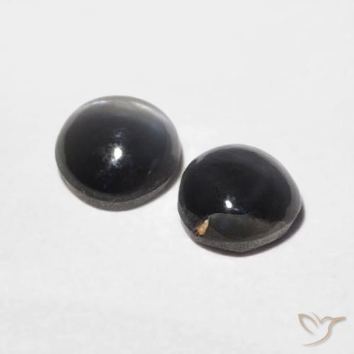 Gemas de Crisoberilo Ojo de Gato Gris plateado natural de 0.67 ct, Ovalada, Opaco